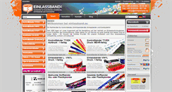 Desktop Screenshot of einlassband.eu